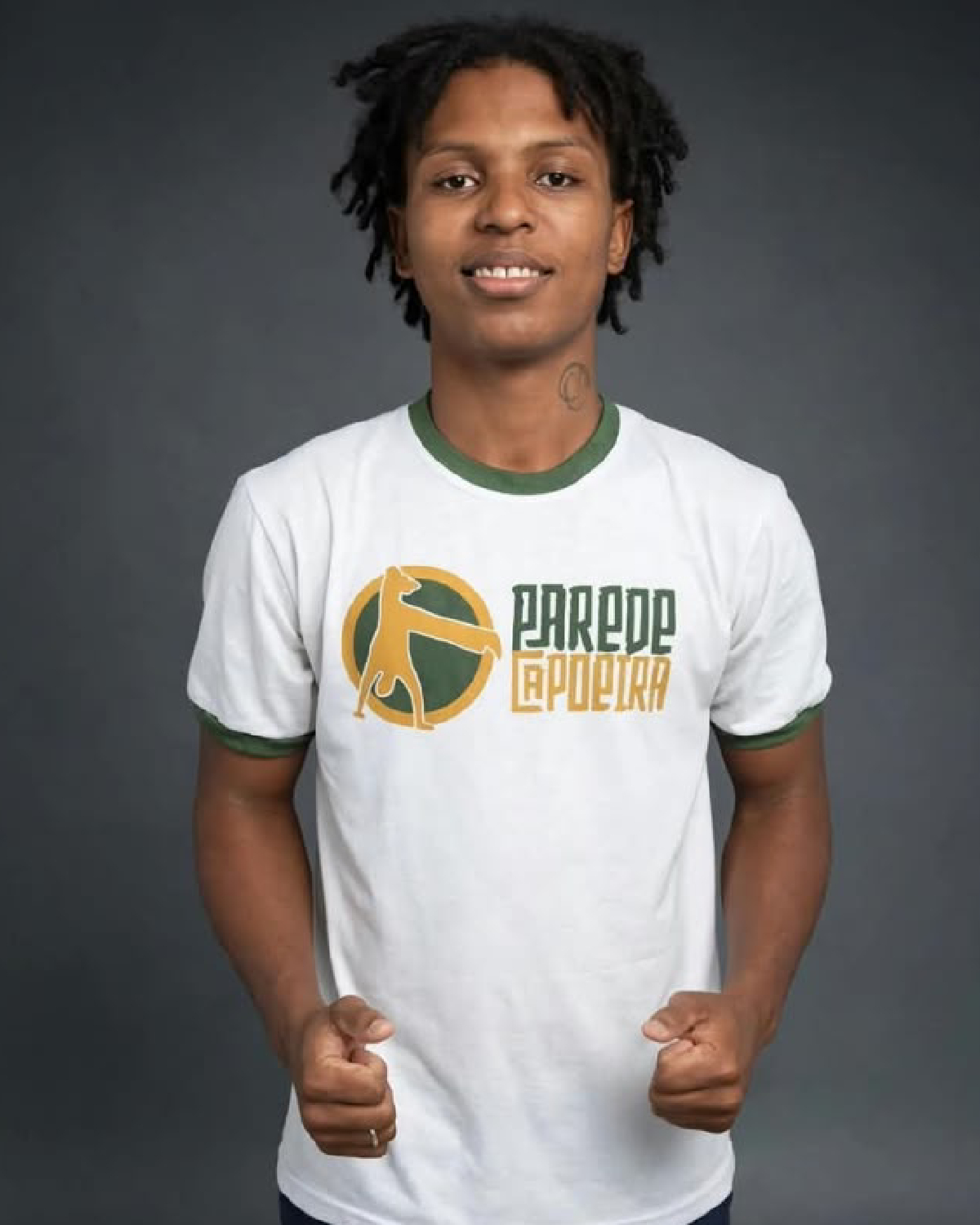 Arthur Shock, aluno graduado do Grupo Parede Capoeira