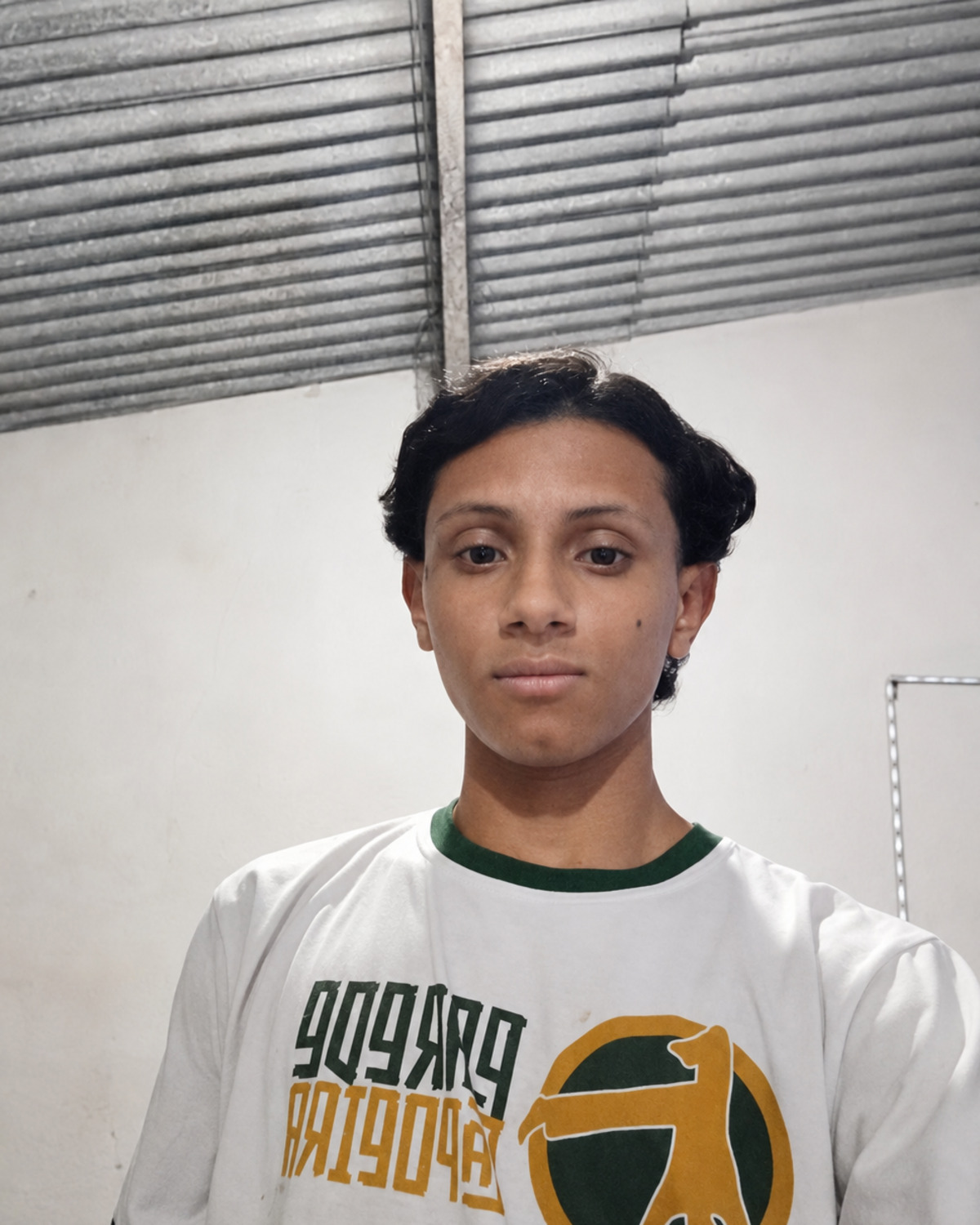 João Paredinho, estagiário do Grupo Parede Capoeira